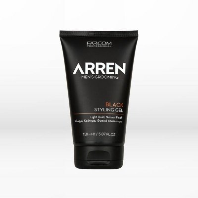 Farcom Professional Arren Men Grooming Black Styling Gel 150ml